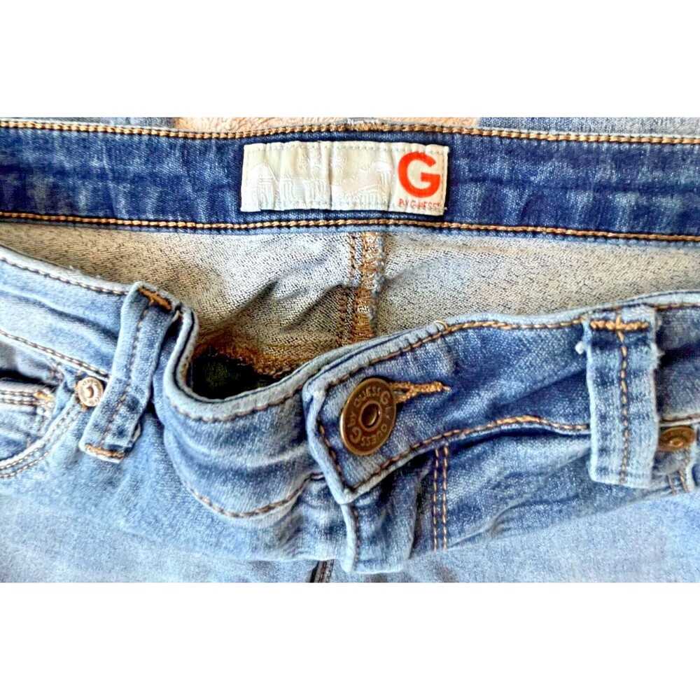 G by Guess Jeans Women  Medium Skinny Mid Rise Stretch Blue (W30 L27) - Picture 5 of 9